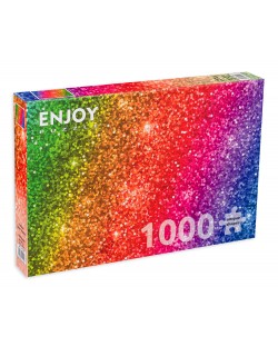 Пъзел Enjoy от 1000 части - Преливаща блестяща дъга